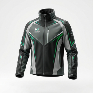 high quality Men's windproof <b>Racing</b> Soft shell <b>Jacket</b> New Design Long Sleeve Down <b>Jacket</b> Sale Wholesale - Product Image 5