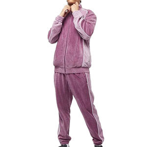 Collection exclusive de survêtements en velours pour hommes, vêtements de sport d'hiver sur mesure, vente en gros, production en vrac ODM - Product Image 1