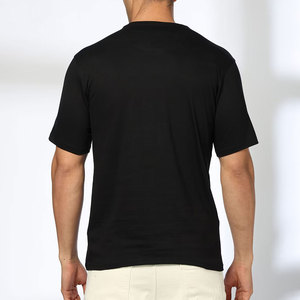 Camiseta de Punto 100% Algodón Personalizada para Hombre, Impresión Serigrafiada, Corte Regular, Cuello Redondo, Ropa Casual Urbana, Ecológica, OEM - Product Image 2