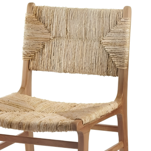 Chaises de salle à manger modernes en teck et rotin de haute qualité pour hôtels, bars, appartements, salles de bain - Prix économiques - Product Image 5