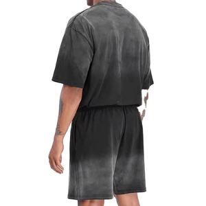 Conjunto de camiseta y pantalones cortos a la moda, tela de alta calidad, tacto ligero, perfecto para actividades al aire libre y comodidad diaria. - Product Image 3