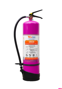 EXTINTOR DE INCENDIOS ORION DE 6 LITROS A BASE DE AGUA, EXCLUSIVO PARA INCENDIOS DE BATERÍAS DE LITIO Y INCENDIOS A-B-C, MÁS VENDIDO - Product Image 1