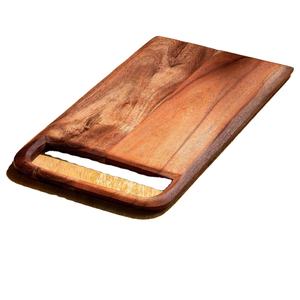 เขียงไม้ทรงสี่เหลี่ยมผืนผ้าขนาด 40 ซม. x 20 ซม. หนา 1 ซม. พร้อมด้ามจับกันลื่น ใช้กับเครื่องล้างจานได้ เป็นมิตรกับสิ่งแวดล้อม ทนทาน - Product Image 1