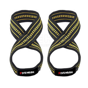 Sangles de levage en forme de huit, support à forte adhérence, conception en forme de huit pour entraînement intensif en salle de sport - Product Image 6