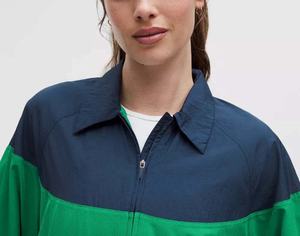 Chaqueta Cortavientos con Cremallera para Mujer, Diseño Personalizado con Parches de Colores, Cómoda, de Alta Calidad, para Deportes de Verano - Product Image 4