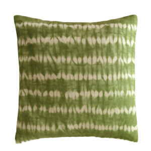 Funda de Cojín de Algodón Shibori Sostenible, Hecha a Mano en India, Azul, Cuadrada, para Hogar, Sofá, Cama, Hospital, Hotel, con Estampado - Product Image 6