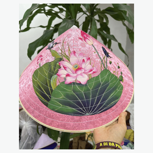 Sombrero Cónico Vietnamita Golden Palm Non La, Hecho a Mano, Tradicional, para el Sol - Product Image 5