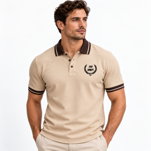 Ropa Polo Personalizada para Hombre, Tejido Transpirable de Primera Calidad, Construcción Ligera, Ajuste Suave y Cómodo, Manga Corta, Moda Casual - Product Image 1