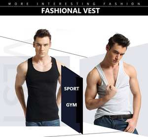 Camiseta Deportiva sin Mangas para Hombre, de Secado Rápido y Transpirable, para Gimnasio, Fitness y Entrenamiento, Venta al Por Mayor - Product Image 2