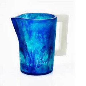 Carafe en résine de qualité export pour les fêtes, non toxique, compatible lave-vaisselle, élégante vaisselle de table avec poignée - Product Image 2