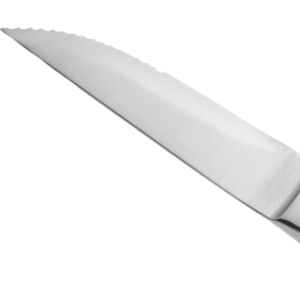 Couteaux à steak durables en acier inoxydable avec manche noir et lame dentelée tranchante pour restaurants, hôtels, cuisines - Fournisseur en gros - Product Image 4