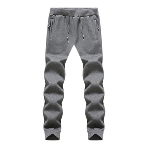 Jogger Pants Men Padded Cotton Polyester Blend Joggers Thermal Insulated Winter <b>Trousers</b> <b>Elastic</b> Jog High Quality Custom Logo - Product Image 3