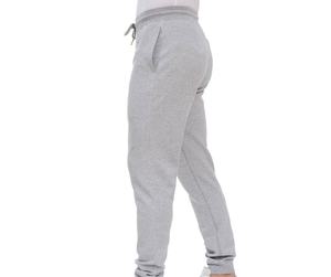 Men's Gray Cotton Sweatpants Elastic Waist Drawstring Side Pockets Cuffed Casual Jogger <b>Pants</b> - Product Image 2