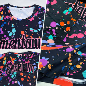 Sublimation Printed 100% Polyester Casual Shirts UV Protection Breathable Moisture-Wicking Anti-Bacterial Short Sleeve V-Neck - Product Image 5