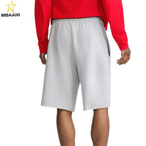 Shorts pour hommes, en polaire, poids moyen, shorts de sport avec poches - Product Image 6
