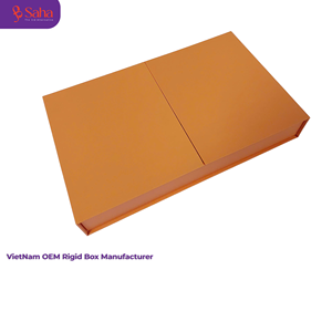 Vietnam OEM Manufacturer Custom High Quality Gatefold Rigid Paper <b>Box</b> Luxury Magnetic Split Opening Gift <b>Box</b> Wholesale - Product Image 3
