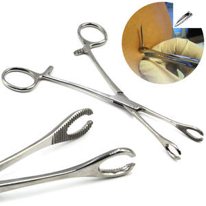 Pinzas Quirúrgicas de Acero Inoxidable para Perforaciones Corporales y Tatuajes, Kit de Pinzas Quirúrgicas de Buena Calidad de Surgiright Instrument - Product Image 4