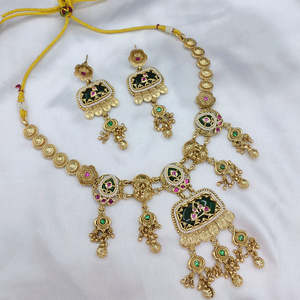 Conjunto de Collar de Piedras y Perlas Heritage Pota 10575493PGR, Joyería Elegante para Mujer - Product Image 1
