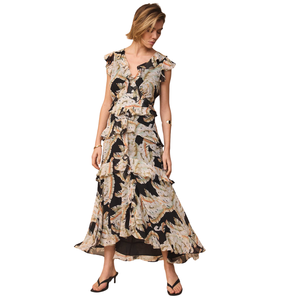 Vestido Midi Estampado Floral para Mujer, Elegante para Uso Diario - Product Image 3
