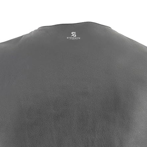 Men's Premium <b>Leather</b> Biker Vest Adults Wholesale Custom OEM ODM <b>Sleeveless</b> Motorcycle <b>Jacket</b> Casual Outerwear - Product Image 5