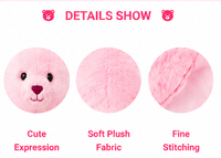 Peluche Lapin Mignon en Tissu Velboa, Jouet en Peluche Doux, Poupée Lapin en Peluche, Sûr pour Bébé, Jouet Lapin de Pâques Kawaii