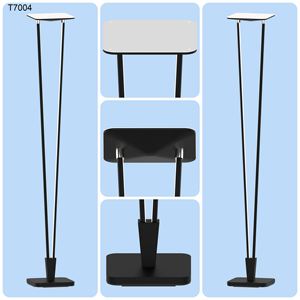Modern 34W LED floor lamp Push <b>dimmer</b> control floor lamp Color temperature adjustable floor lamp - Product Image 5