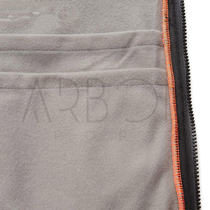Vestes de sécurité orange réfléchissantes à haute visibilité, personnalisées avec votre propre logo, tendance, robustes, durables, légères, avec impression de logo. - Product Image 6