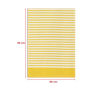 Chiffon de nettoyage de cuisine à rayures élégantes, doux et à séchage rapide, 100% coton, qualité supérieure, serviettes de cuisine pour usage domestique - Product Image 5