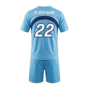 Ensemble d'uniformes de football personnalisés OEM par sublimation pour hommes, maillot de football respirant à séchage rapide, tenue d'équipe avec nom et numéro imprimés - Product Image 2