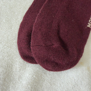 MONGOLIA Men's Burgundy <b>Ankle</b> <b>Socks</b> 100% Wool <b>Thick</b> Knitted Winter Daily Wear Thermo <b>Socks</b> Solid Color Regular Style - Product Image 3