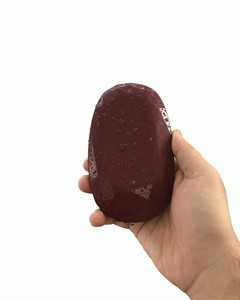 พลอยทับทิมรูปไข่ขนาดใหญ่สีแดงเข้ม ขัดเงาแบบคาโบชอง สำหรับทำเครื่องประดับ ตกแต่ง และบำบัดรักษา - Product Image 5