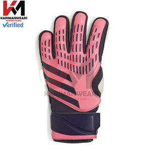Gants de gardien de but personnalisés OEM avec logo, gants de football professionnels avec paume en latex absorbant les chocs et sangle de poignet sécurisée - Product Image 2