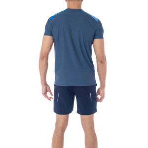 Conjunto Deportivo Personalizado de 2 Piezas para Hombre, Talla Grande, Tela Ligera y Transpirable, Detalle Reflectante, Diseño de Bloques de Color - Product Image 6