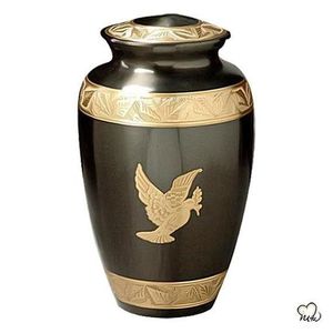 Urne décorative haut de gamme, centre de table sophistiqué, urne artisanale moderne, décoration florale en métal, récipient décoratif de luxe - Product Image 6
