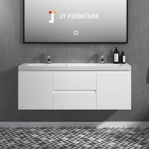 JY Vietnam's Modern 2025 Custom Design RTA Bathroom Vanity Bisagra de encimera laminada modular de estilo europeo de alta calidad - Product Image 6