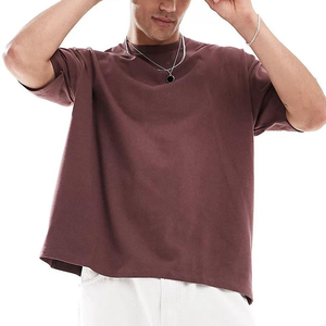 Camiseta Personalizada con Logotipo, 95% Algodón, 5% Elastano, 170g, Impresión Lisa, Talla Grande, Camiseta Gráfica para Hombre, Camisetas Extra Grandes para Hombre - Product Image 5