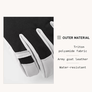 Gants de ski d'hiver pour l'escalade sur glace, isolation 3M Thinsulate, paume en cuir de vachette, résistants au froid, gants de travail - Product Image 3