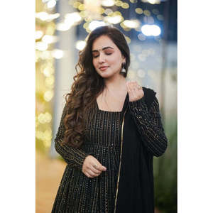 ชุดสูทสีดำดาวยามค่ำคืนของผู้หญิงเสื้อผ้า aayna 120ชิ้นชุดสมบูรณ์ XS 0.0g - Product Image 1