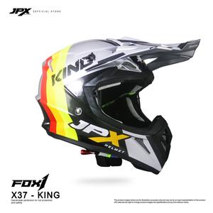 Le casque de motocross JPX Fox1 Motif X 37 offre une protection supérieure et un style audacieux pour une expérience de motocross ultime. - Product Image 4