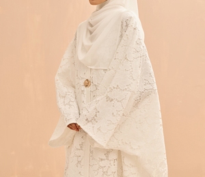 New 2026 Dubai Beautiful Dubai Traditional Islamic Women's Saudi Arabian Abaya Spring Polyester Breathable Ankle Length Muslim - Product Image 2