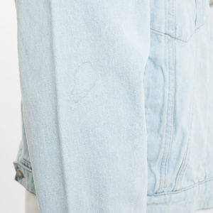 Chaqueta de Mezclilla Azul Claro para Hombre, Estilo Casual Clásico, con Logotipo Personalizable, Ajuste Cómodo, Disponible en Todas las Tallas - Product Image 6