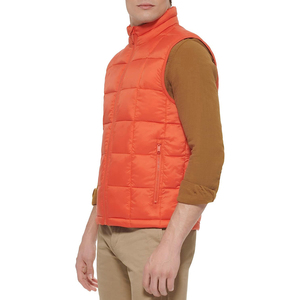 Chaleco Acolchado para Hombre, para Exteriores, Aislante, para Clima Frío, OEM, ODM, Venta al Por Mayor, Directo de Fábrica, Chaleco de Plumón con Contraste de Color - Product Image 4