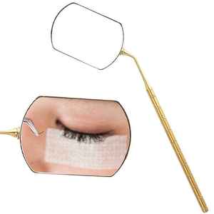 Eyelash <b>Mirror</b> Custom Stainless Steel Lash Extension <b>Mirror</b> With Custom Logo and Color Eyelash Tools & Accessories - Product Image 1