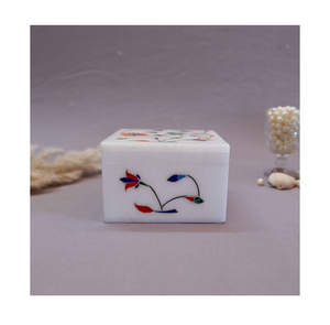 Boîtes à bijoux en marbre à succès avec couvercle en nacre, design rectangulaire, 2 pièces, personnalisables, en pierre naturelle, pour bijoux et montres - Product Image 6