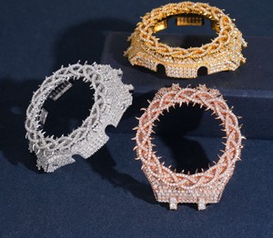 Reloj GA2100 Mod Premium, Diseño de Lujo Totalmente Metálico, Caja de Acero Esmerilado Personalizada GA2100, Estilo Hip Hop - Product Image 6