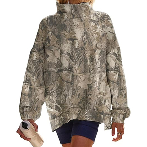 เสื้อฮู้ดคอเต่าผ้าฝ้ายเทอร์รี่ฟลีซสำหรับผู้หญิง พิมพ์ลายตามสั่ง ออกแบบเองได้ ขายส่งจำนวนมาก จากผู้ผลิต - Product Image 4