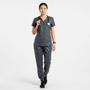 Wholesale Hospital Nurse Scrub Suit Breathable Comfortable Medical Uniform Custom OEM Service Nursing Scrub Suits - Product Image 4