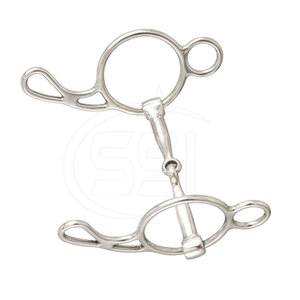 บิตม้าคุณภาพสูงทนทาน ผลิตจากสแตนเลสขัดเงา สำหรับฝึกซ้อมและขี่ม้า - Product Image 3