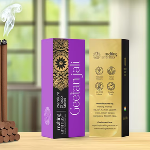 GEETANJALI - Varillas de Incienso Aromáticas de Madera Premium, 100% Naturales, Orgánicas y Ecológicas - Product Image 1