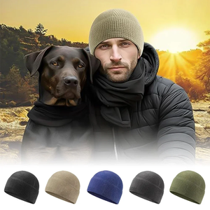Gorro de Invierno para Exteriores, Tejido Polar, Cálido, Informal, para Correr, Esquiar, Ciclismo, Protección Táctica, con Diseño de Personajes - Product Image 3